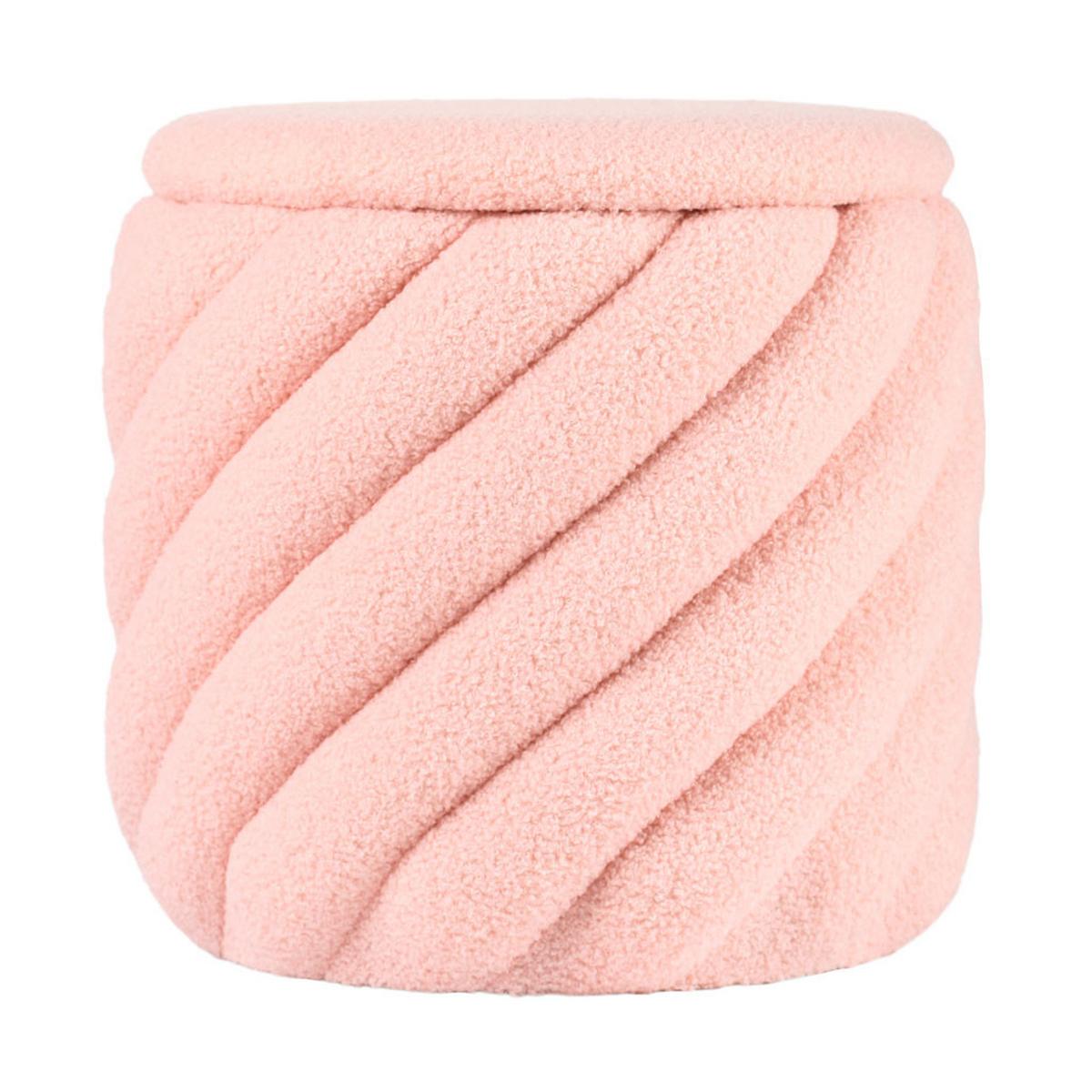 Ülőke Rózsaszín Deho - rózsaszín, Modern, faalapú anyag/textil (40/40cm)