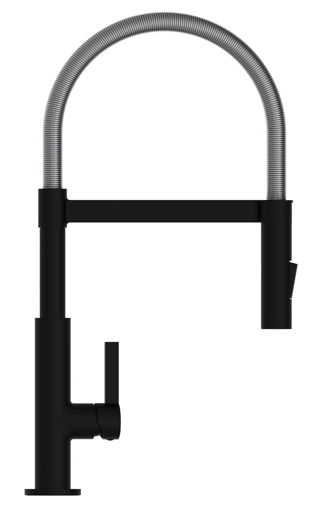 BATERIE DE BUCĂTĂRIE MIAMI - culoare crom/negru, Basics, metal (5,5/48,6/26,0cm)