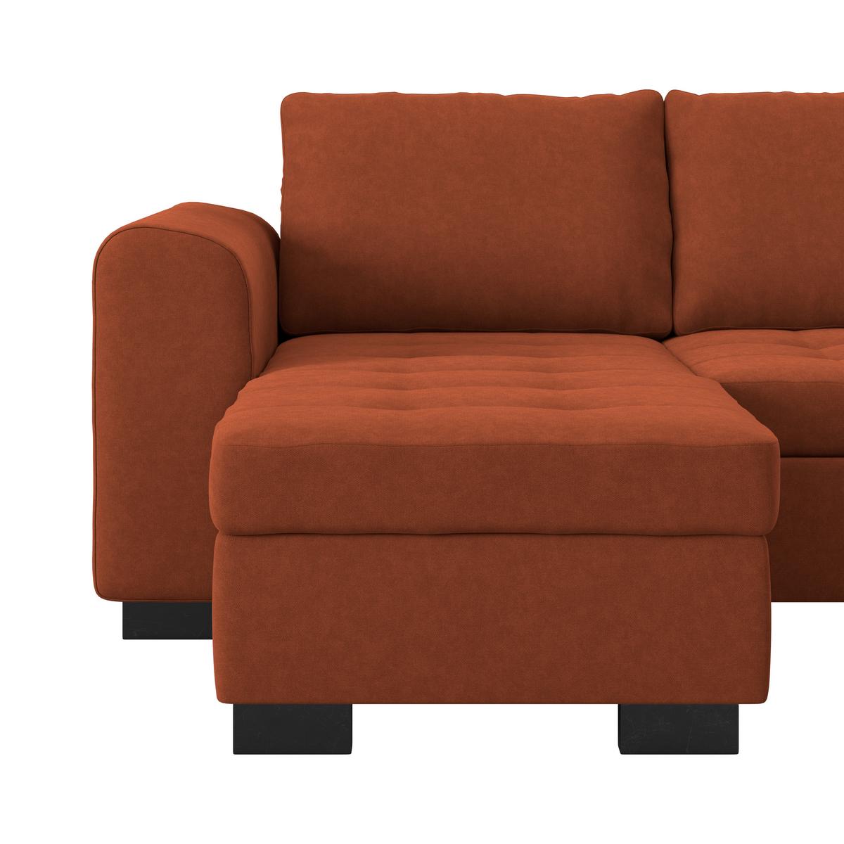 Kutna Garnitura Malte - siva/crna, Moderno, tekstil/plastika (155/305/178cm) - Luca Bessoni