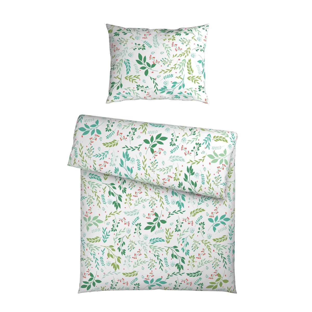 Bettwäsche Herbs Grün ca. 140x200cm - Grün, Textil (140/200cm) - Mömax