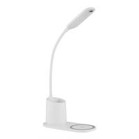 LAMPE DE BUREAU LED 58429W - opale/blanc, Design, matière synthétique (34/8,5/45cm) - Globo
