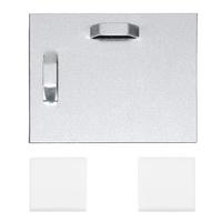 Befestigungsset Wandblech in Grau, 3-teilig - (8/8cm) - Mömax