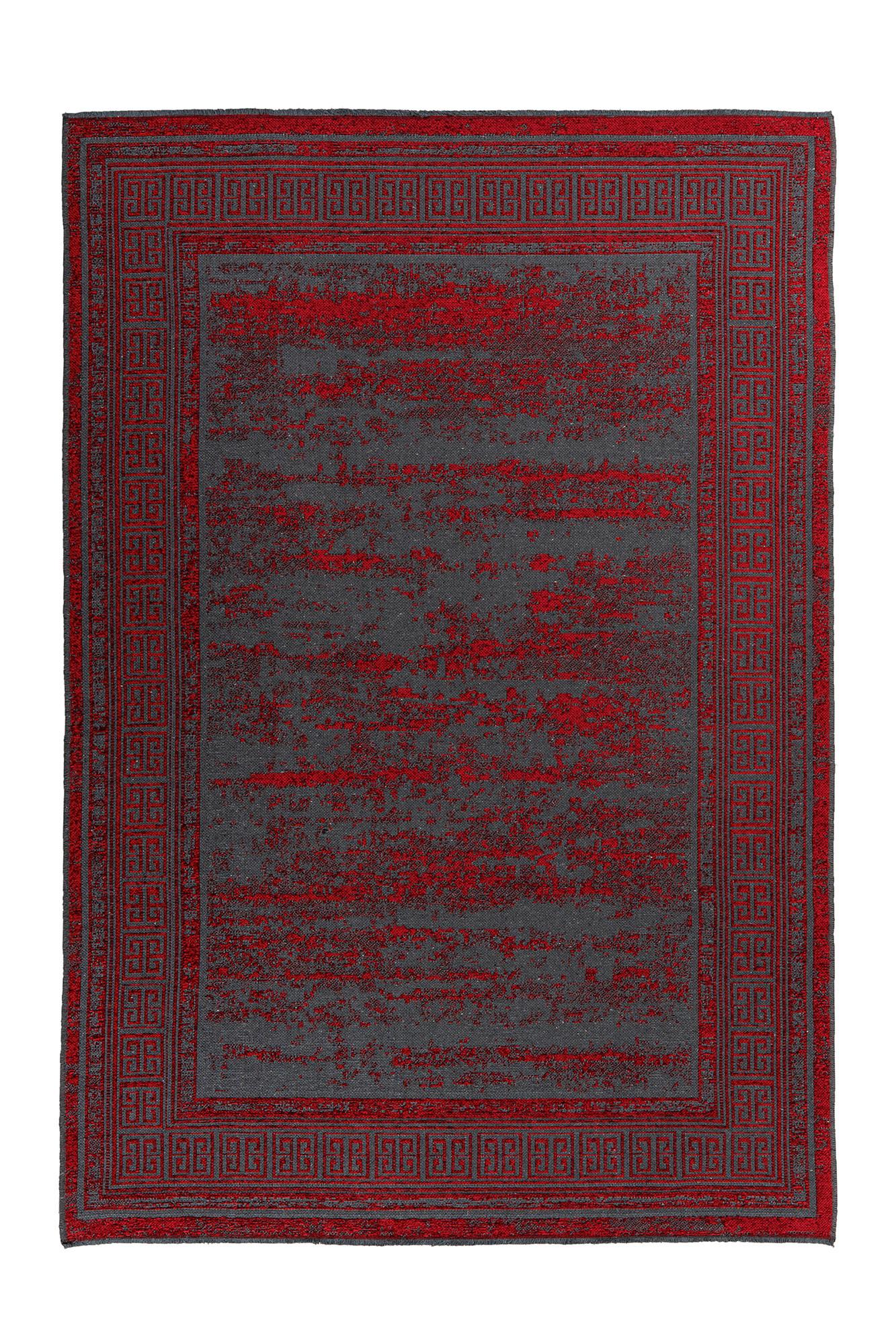 Flachwebeteppich Kalea 325 Rot 120x170 - Rot, Basics, Textil (120/170cm) - Kayoom