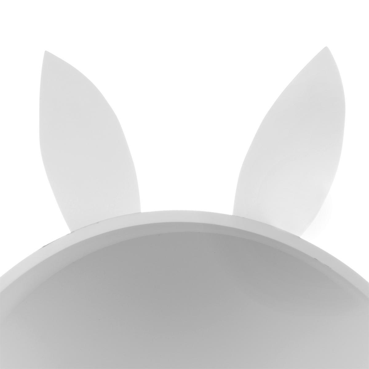 REGAŁ DLA DZIECI HASE - biały, Basics, materiał drewnopochodny/drewno (38/72/20cm) - My Baby Lou