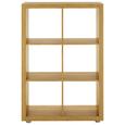 Predelna Stena Aron - aluminij/hrast, umetna masa/leseni material (117/84/35cm)