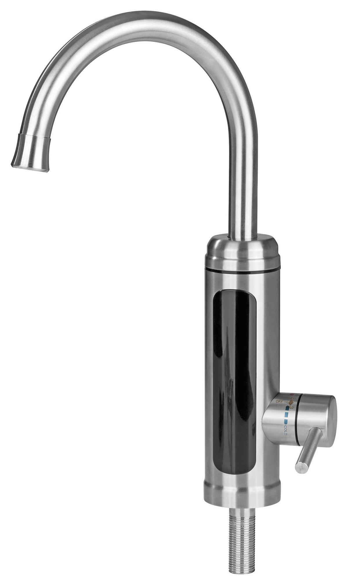 Küchenarmatur Maxxmee Silberfarbe ca.44,1x23,4x7,2cm - Silberfarben, Kunststoff/Metall (44,1/23,4/7,2cm)