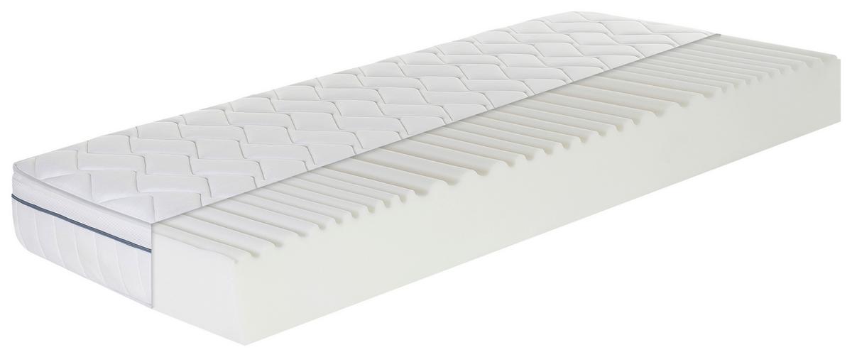 Kaltschaummatratze Air Wave 3D H2/3 ca. 90x200cm - Weiß, Basics, Textil (90/200cm) - MID.YOU