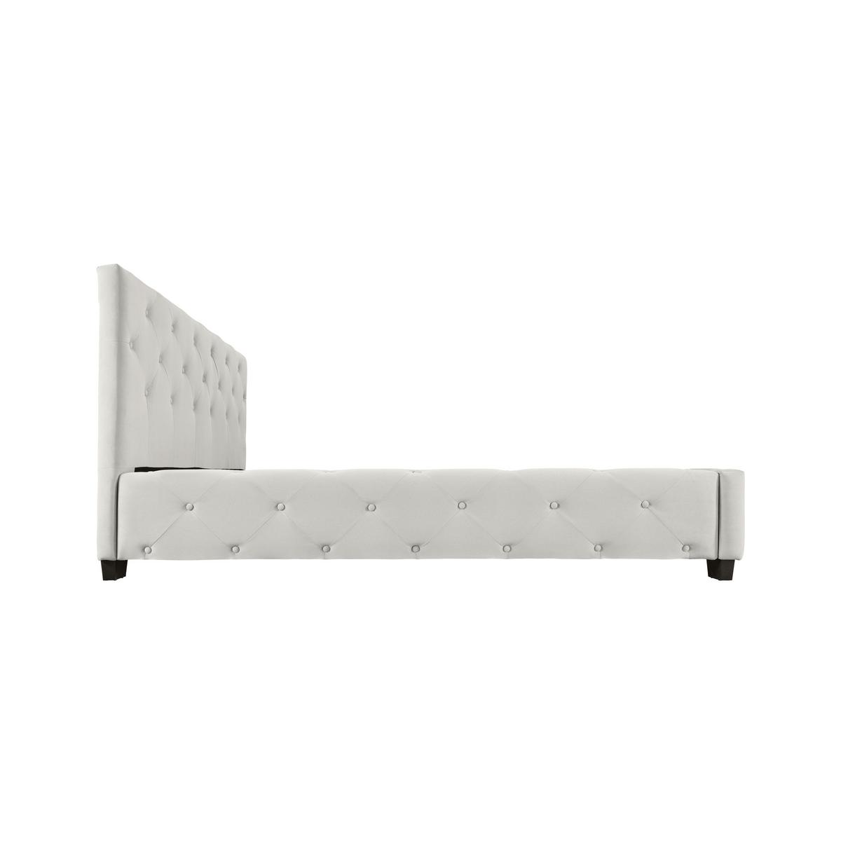 Kárpitozott Ágykeret Lina - taupe, Modern, textil/fém (180/200cm) - Bessagi Home