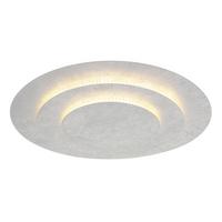 Led Stropna Svjetiljka Heda - srebrne boje, Design, metal (49/7,5cm) - Globo