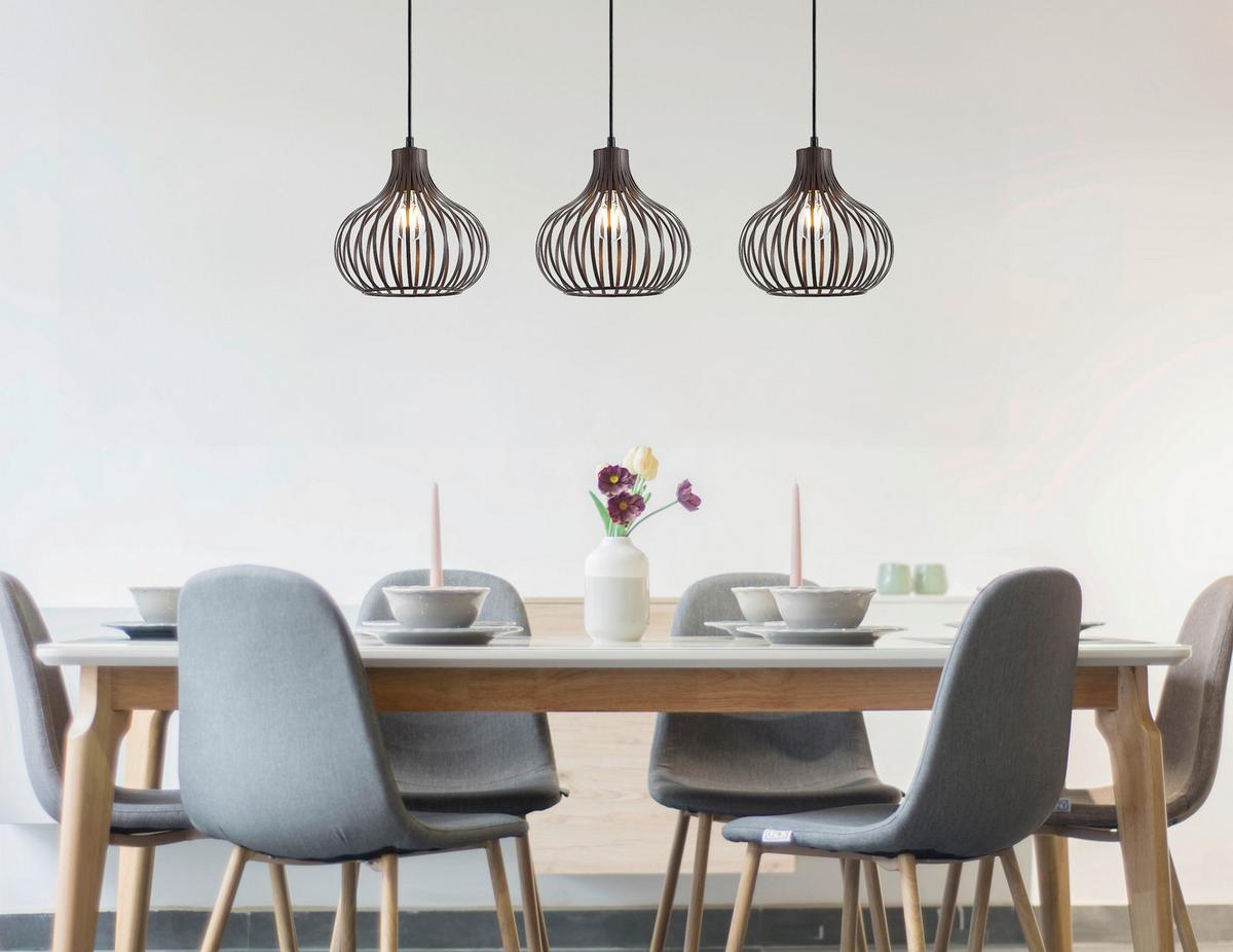 LAMPA WISZĄCA 333703116X MATEO - kolor rdzawy, Design, metal (105/30/150cm) - Globo