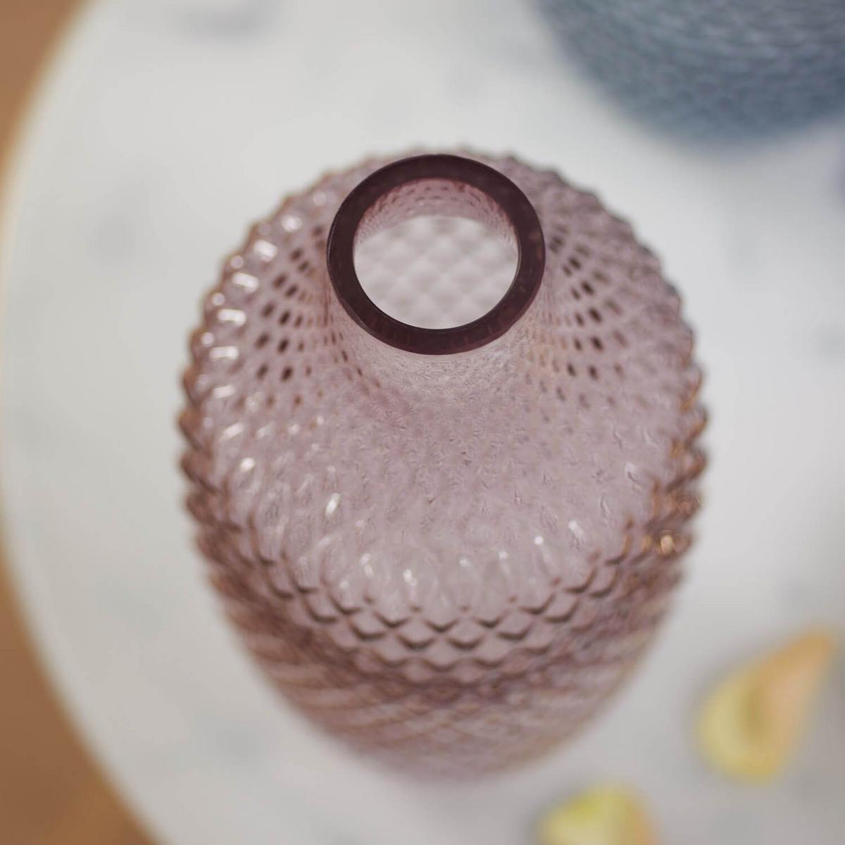 Vase Violett - Violett, Basics, Glas (12,5/30cm) - Leonardo