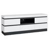 Comodă TV CAMPANIA - alb/antracit, Trend, material pe bază de lemn (180,2/68/45cm) - Modern Living
