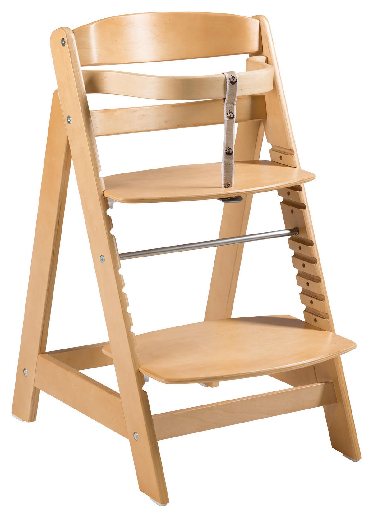 Hochstuhl in Naturfarben - Naturfarben, Holz (44,5/54/80cm) - Mömax