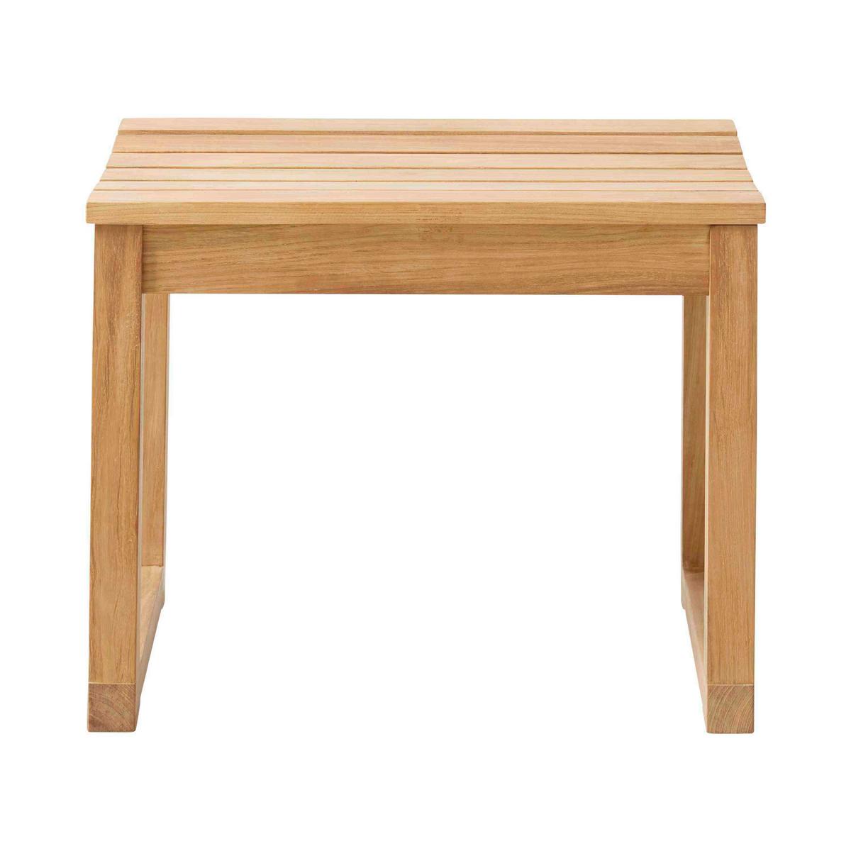 Hocker Vega Garten - Naturfarben, Design, Holz (55/43/40cm) - MID.YOU