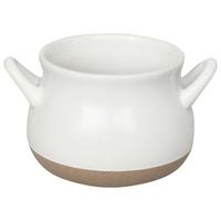 Mélytányér Emilia - fehér, Romantik / Landhaus, kerámia (9,5/7,5cm) - Zandiara