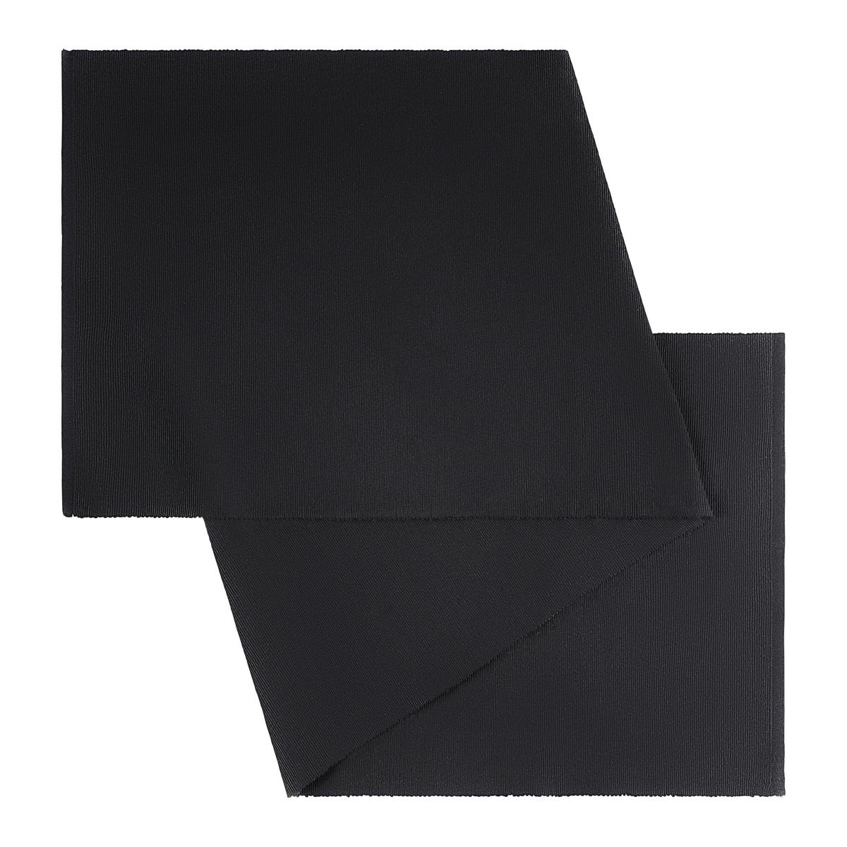 Tischläufer Maren Schwarz ca. 40x150cm - Schwarz, Textil (40/150cm) - Modern Living