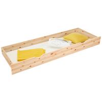 Bettschubkasten Denis Naturfarben - Naturfarben, MODERN, Holz (200/19/67cm) - Zandiara