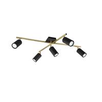 Strahler Marley Goldfarben max. 35 Watt - Goldfarben/Schwarz, Basics, Metall (77,4/57,4/22,4cm) - Trio Leuchten