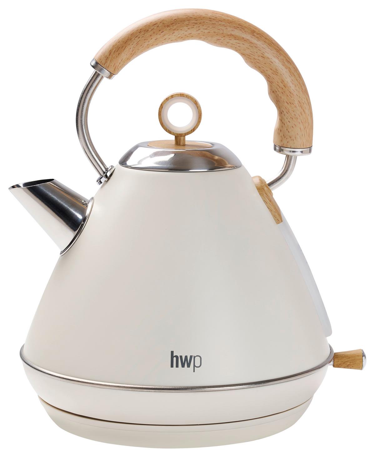 CZAJNIK ELEKTRYCZNY SWK-1115 - kremowy, Basics, tworzywo sztuczne/metal (25/22,5/29,7cm) - Homeware Profession.