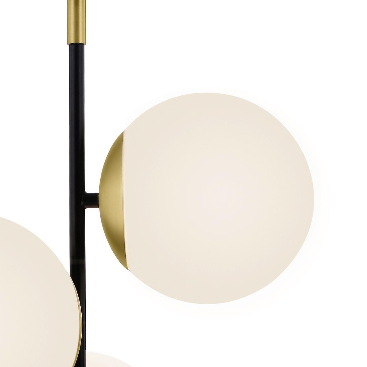 PENDELLEUCHTE NOSTALGIA - Weiss/Goldfarben, Trend, Glas/Metall (33,3/43/33,3cm) - MAYTONI