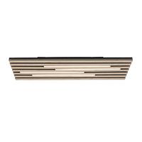 Stropna Led-svetilka Pani, Ca. 72/26,5/5,5 Cm - črna/barve hrasta, Moderno, kovina/umetna masa (72/26,5/5,5cm) - Mömax