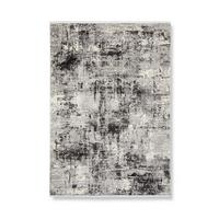 Webteppich Malik 2 in Anthrazit/Schwarz ca.120x170cm - Anthrazit/Schwarz, MODERN, Textil (120/170cm) - Mömax
