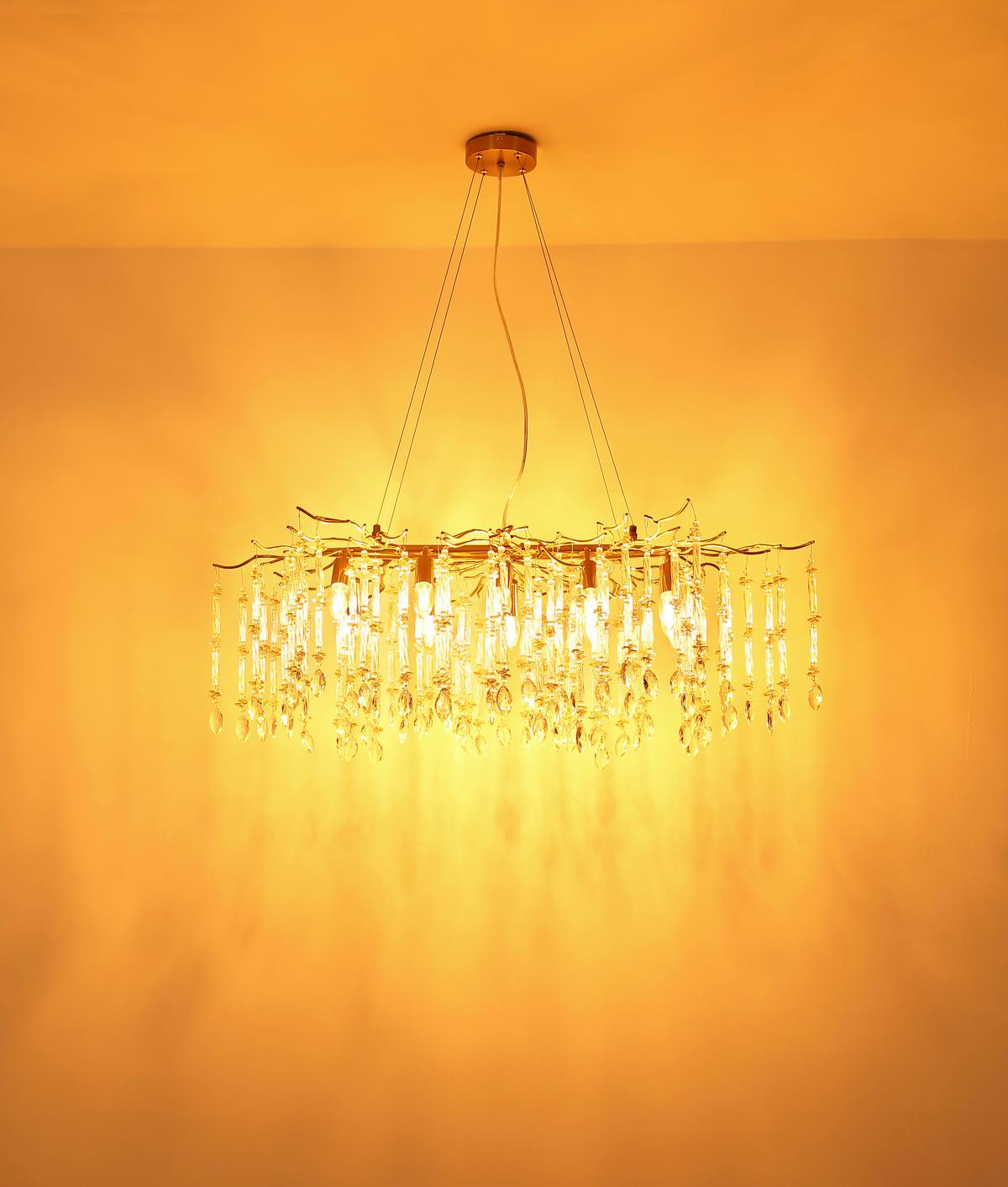 Hängeleuchte 64142h2 Gloria - Klar/Transparent, Konventionell, Glas/Kunststoff (120/50/120cm) - Globo