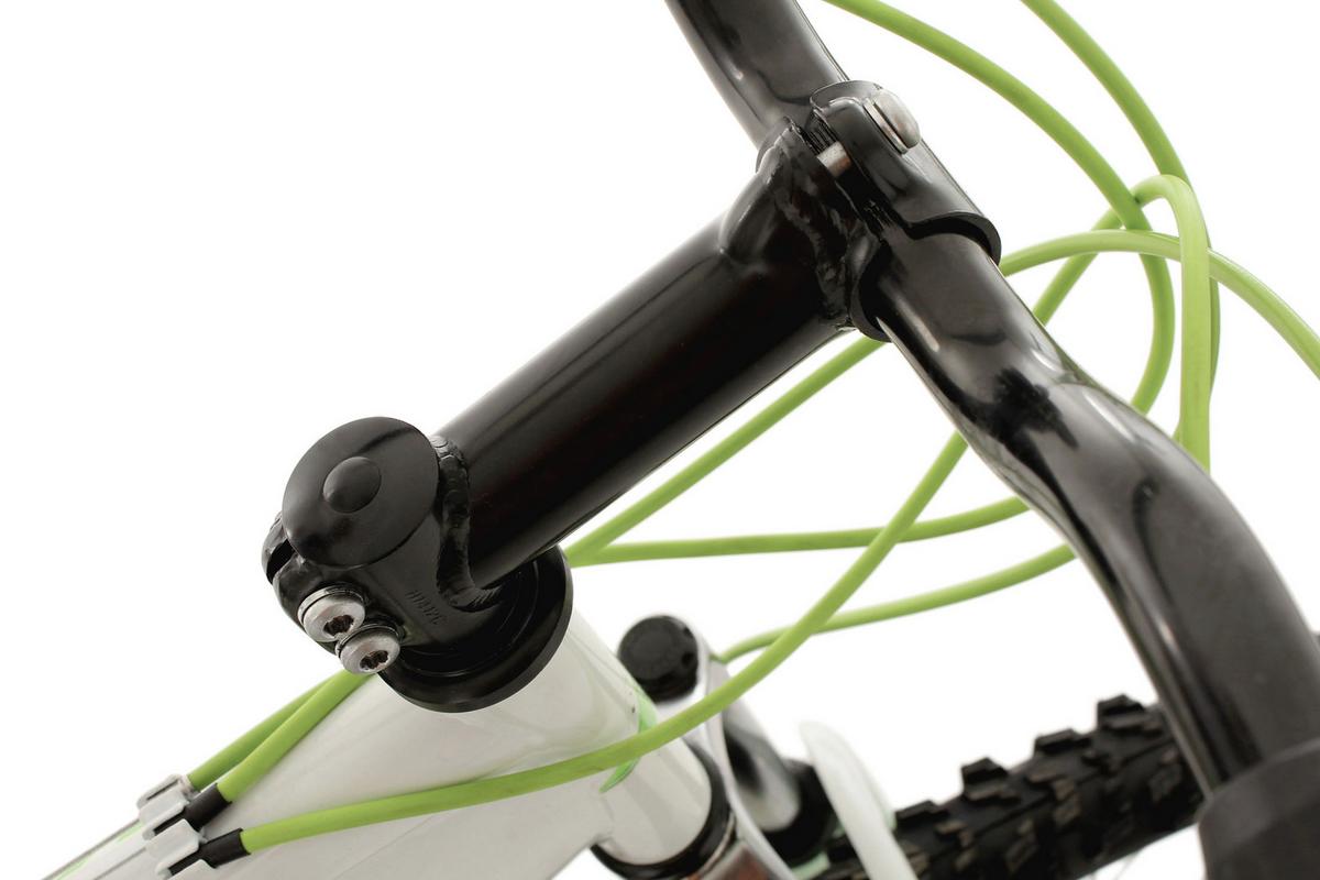 MOUNTAINBIKE Fully 26'' Bliss Weiß RH 48cm - Weiß/Grün, Basics, Metall (180/70/80cm) - Atrigo