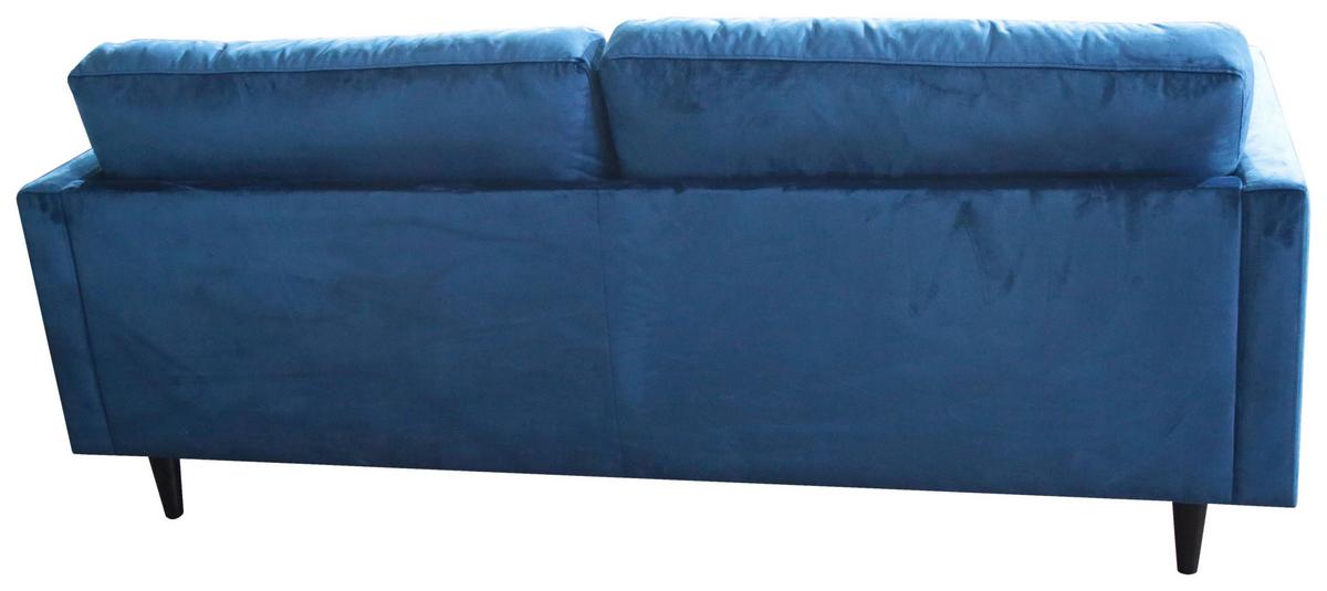 Trosed Janina, Modra, Žamet - modra/črna, Moderno, tekstil/les (211/88/89cm) - P & B