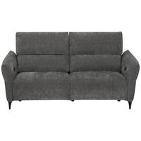 2-sitzer-sofa Dunkelgrau - Dunkelgrau/Schwarz, Modern, Holz/Textil (200/98/93cm) - Mömax