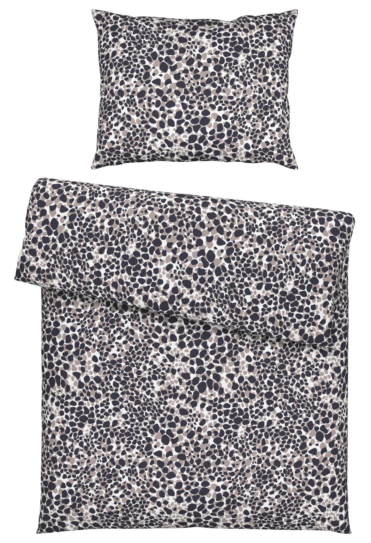 BETTWÄSCHESET STONY FRAMES - Grau, Romantik / Landhaus, Textil (160/210cm) - Modern Living