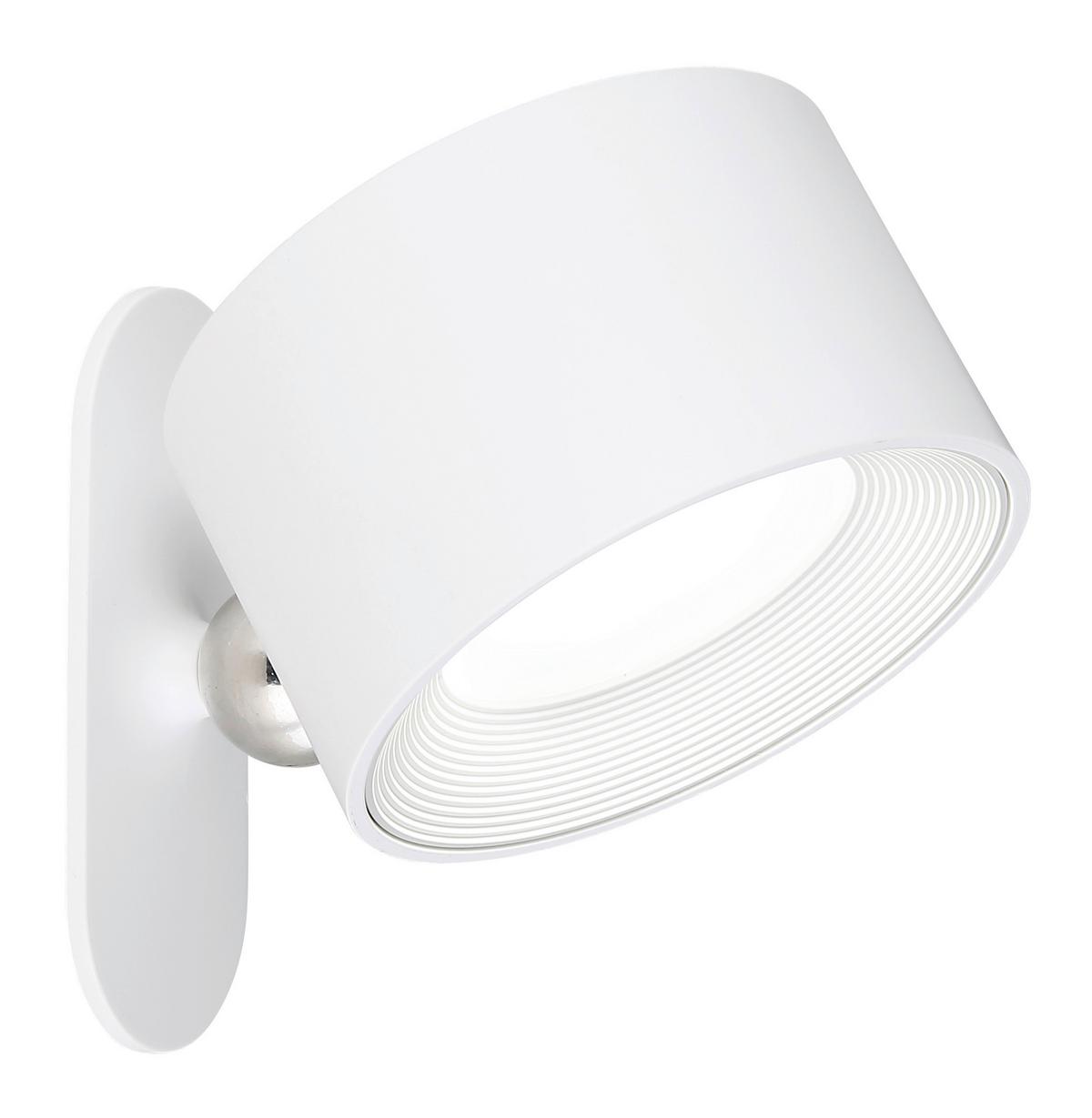 Akku-Tischleuchte Jorje Weiß max. 4,5 Watt - Weiß, KONVENTIONELL, Kunststoff/Metall (13/12/35cm) - Globo