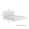 STOPPAD SÄNG JULIE - beige/svart, Modern, metall/trämaterial (180/200cm) - Bessagi Home