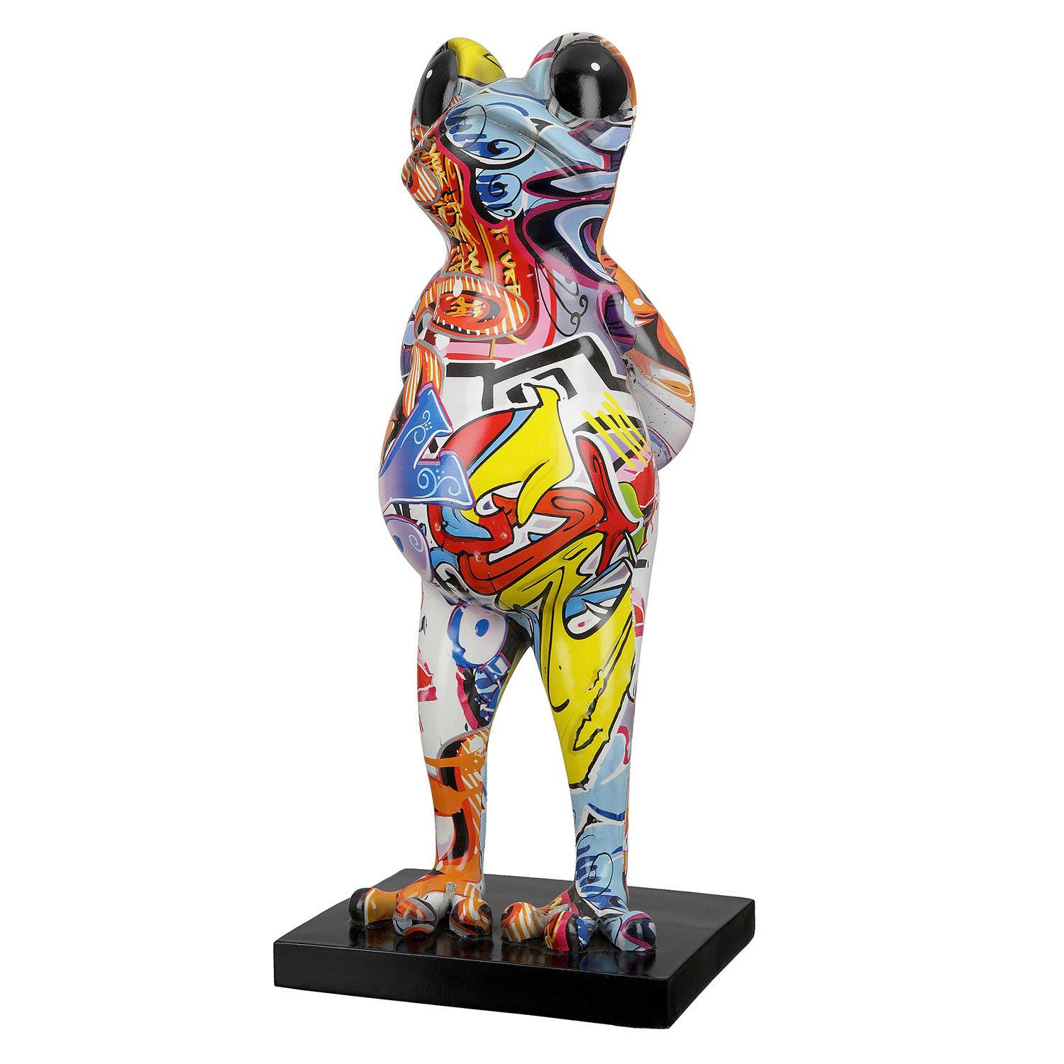 Dekofrosch Multicolor - Multicolor, Basics, Kunststoff (12,5/30,5/10cm)