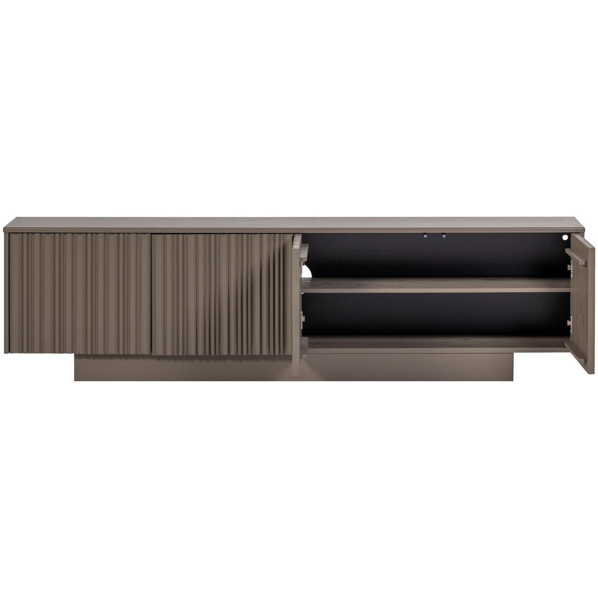 LOWBOARD Nova Braun B: 200cm - Braun, Design, Holz (200/52/40cm) - Livetastic