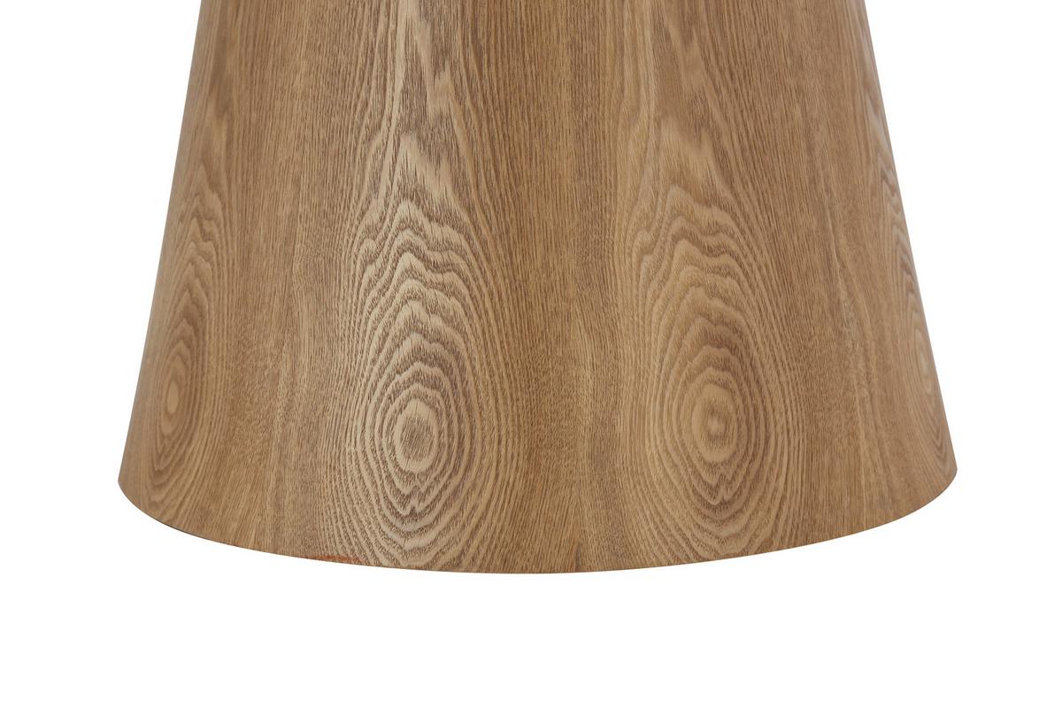 Jedilna Miza Aiden, Siva, Barva Hrasta, Ø 120cm - siva/barve hrasta, Moderno, leseni material/les (120/120/75cm) - MID.YOU