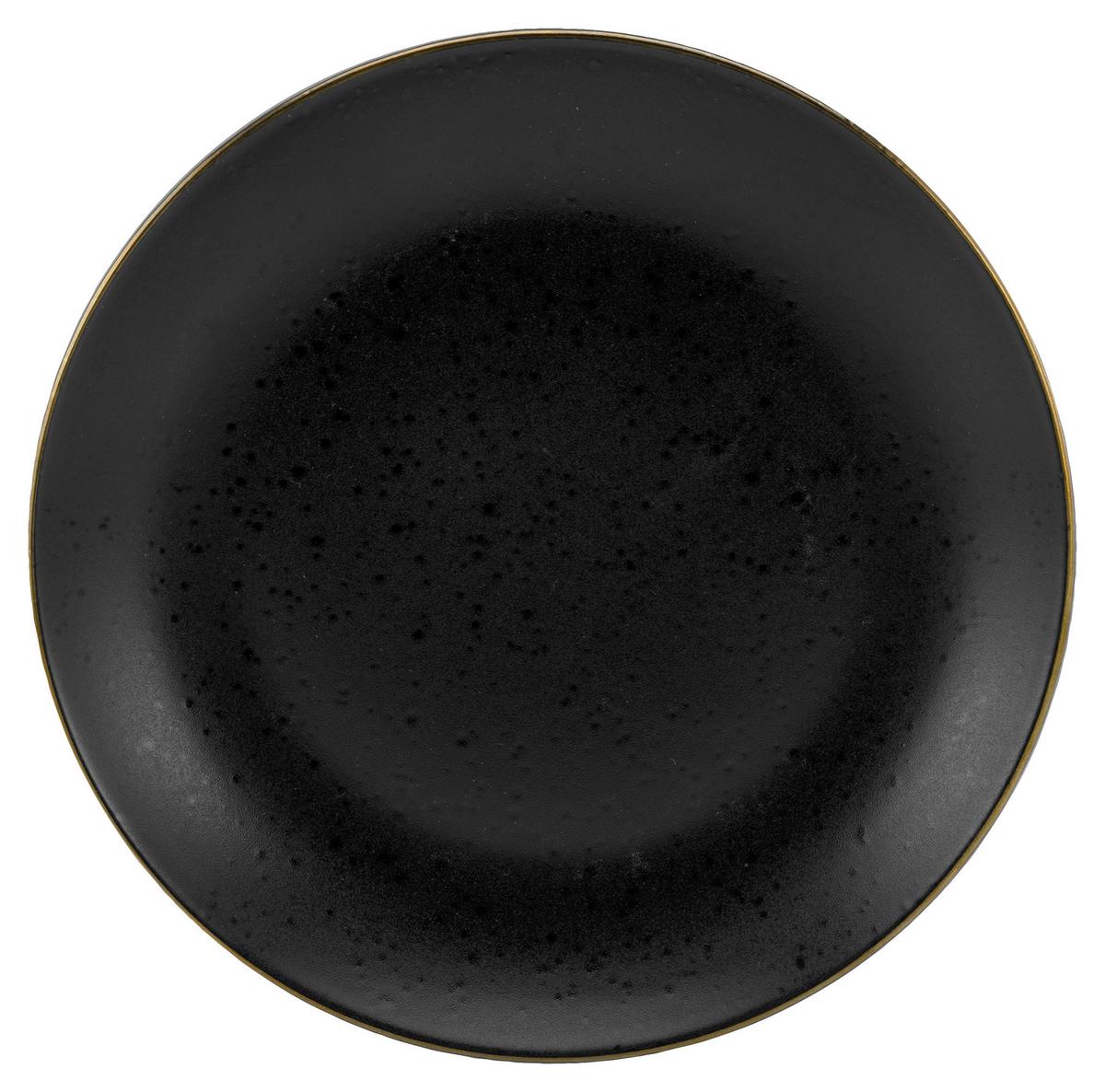 Kombiservice Industrial in Schwarz, 16-teilig - Schwarz, KONVENTIONELL, Keramik (34/31/33cm) - Creatable
