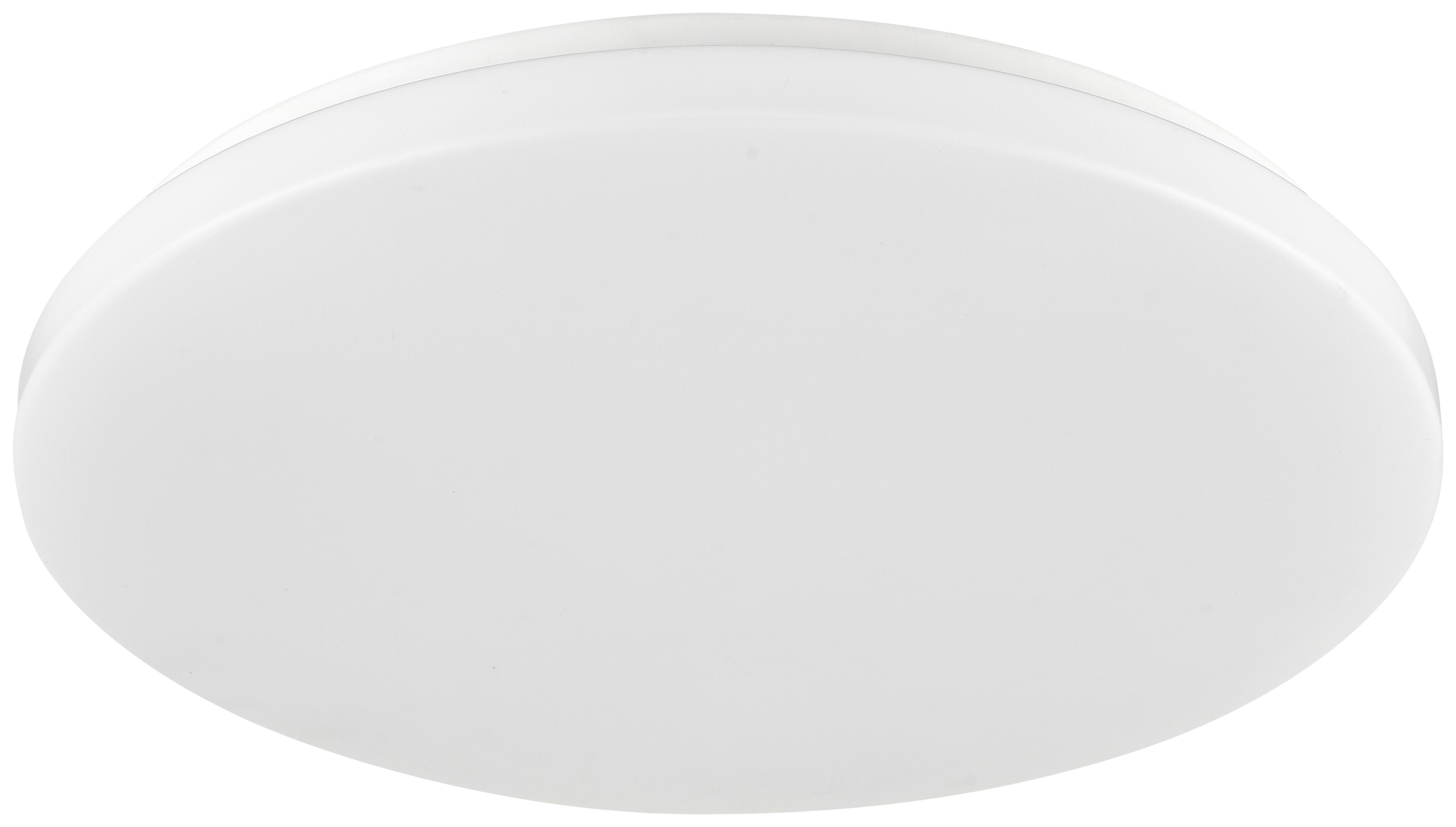 Mennyezeti Lámpa Woter 29cm - Fehér, konvencionális, Műanyag/Fém (29/6,5cm) - Modern Living