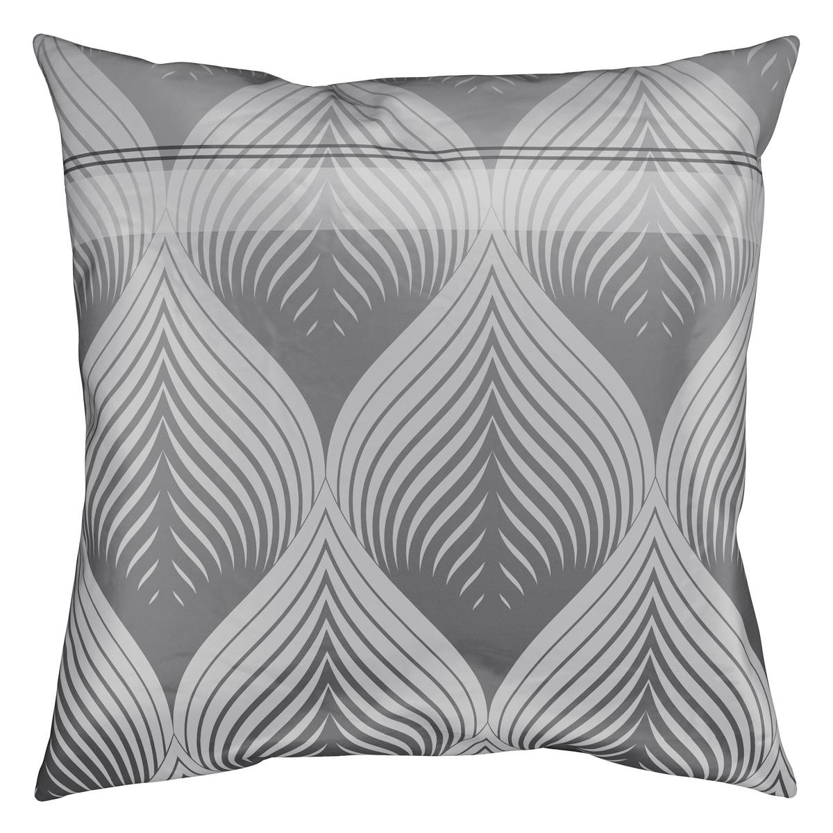 Bettwäsche Domps XL Grau ca. 155x220cm - Grau, MODERN, Textil (155/220cm) - Modern Living