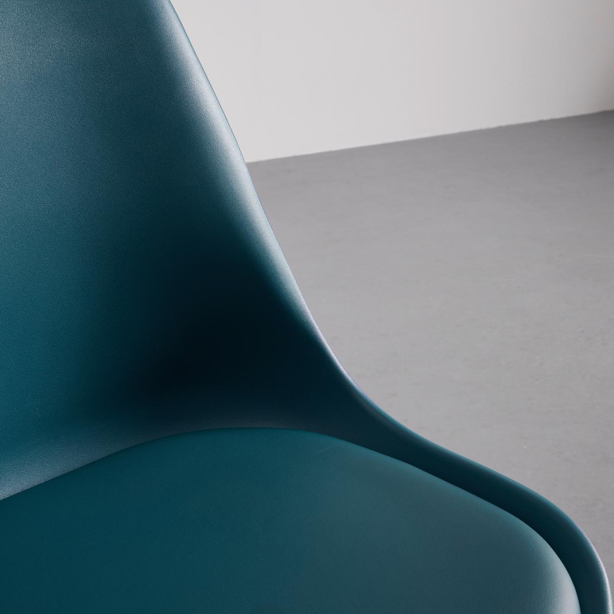 KRZESŁO MIA - petrol, Modern, tworzywo sztuczne/tkanina (50/84/54cm) - Bessagi Home