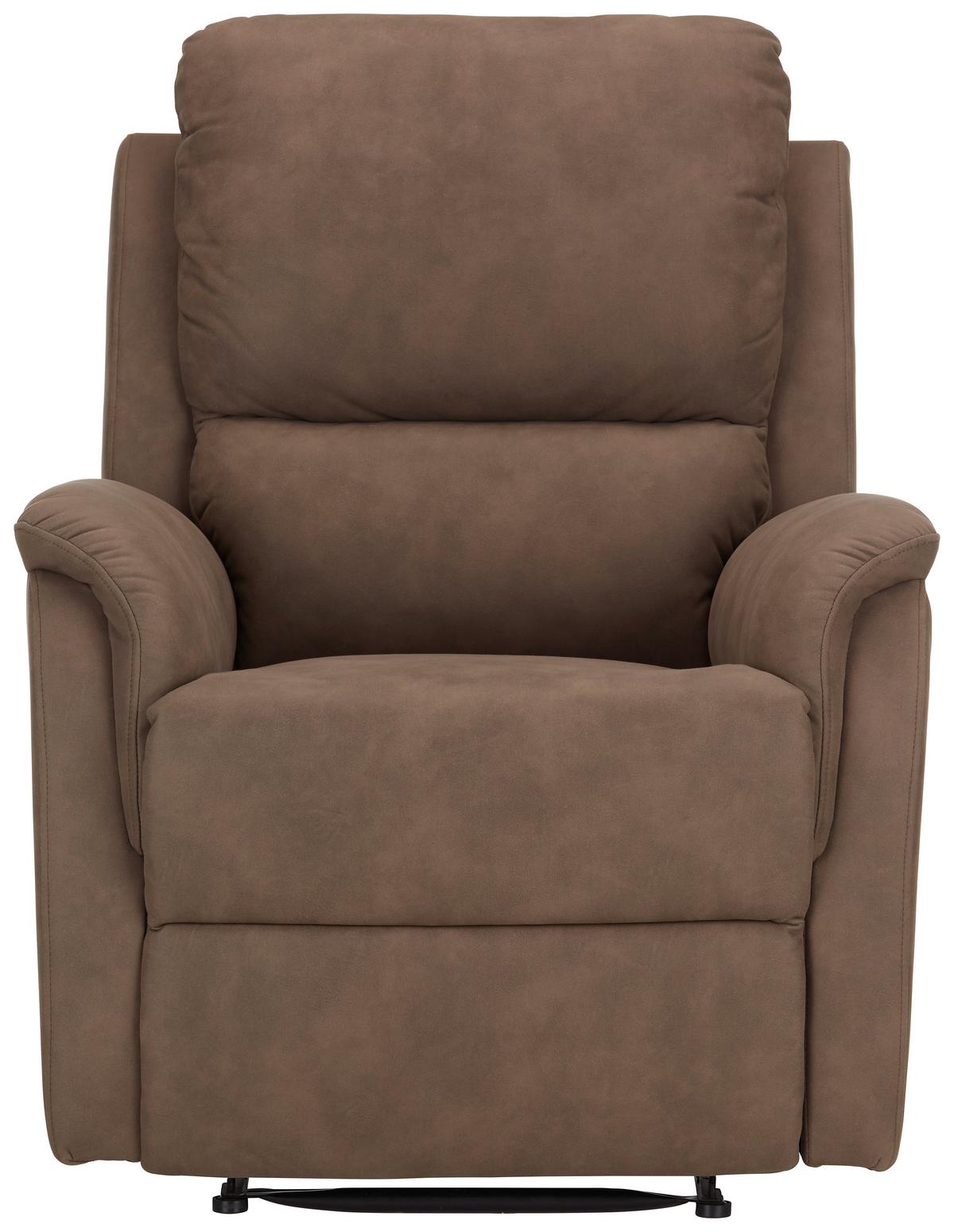 Relaxsessel in Braun mit Relaxfunktion - Braun, Konventionell, Kunststoff/Textil (80/101-80/90-159cm) - Mömax