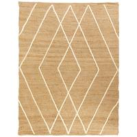 Kézi Szövésű Szőnyeg Aran 2 - bézs/fehér, Modern, textil (160/230cm) - Bessagi Home