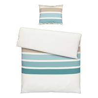 Bettwäscheset Silke - Blau/Beige, Modern, Textil (160/210cm) - Modern Living