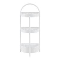 Etajeră Ancona - alb, Modern, metal (34/84.5/28cm) - Modern Living
