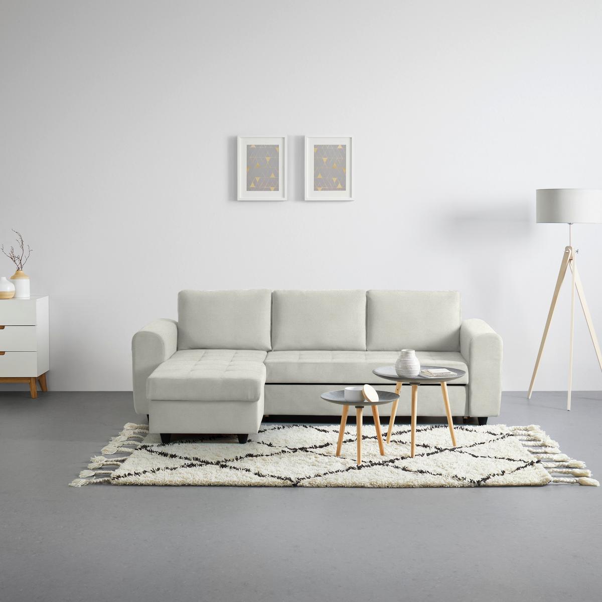 Kutna Garnitura River - svijetlo siva, Moderno, tekstil (245/145cm) - Modern Living