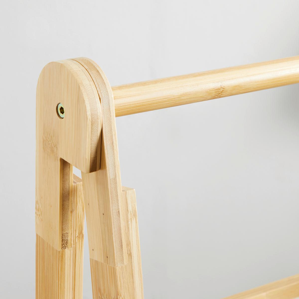 REGAŁ DO PRZECHOWYWANIA AKARI - kremowy, Modern, drewno/tkanina (44/32/110cm) - Bessagi Home