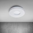 LED-Deckenleuchte Mira - Chromfarben/Weiß, MODERN, Kunststoff/Metall (30/30/6cm) - MÖMAX modern living