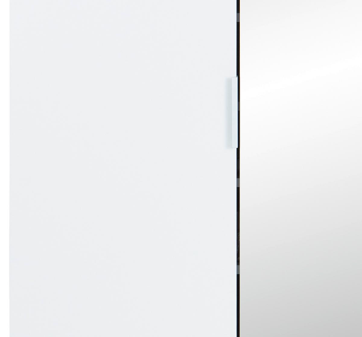 Dulap pentru pantofi MX 150 - alb, Modern, material pe bază de lemn (80/190/38cm) - Modern Living
