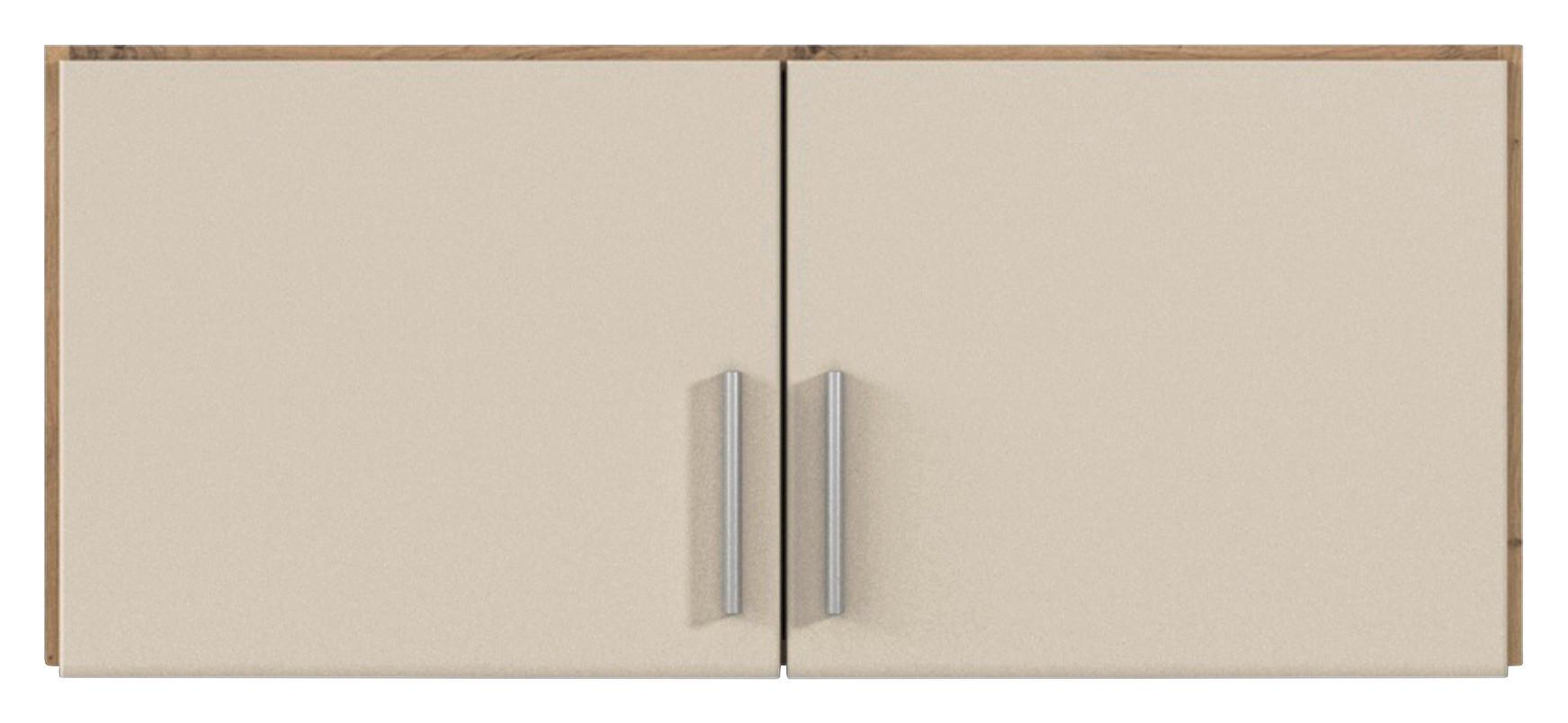 Nastavek Za Omaro Celle Matt, Barva Šampanjca, Ca. 91 Cm - barve šampanjca/barve aluminija, Trend, leseni material (91/39/54cm)