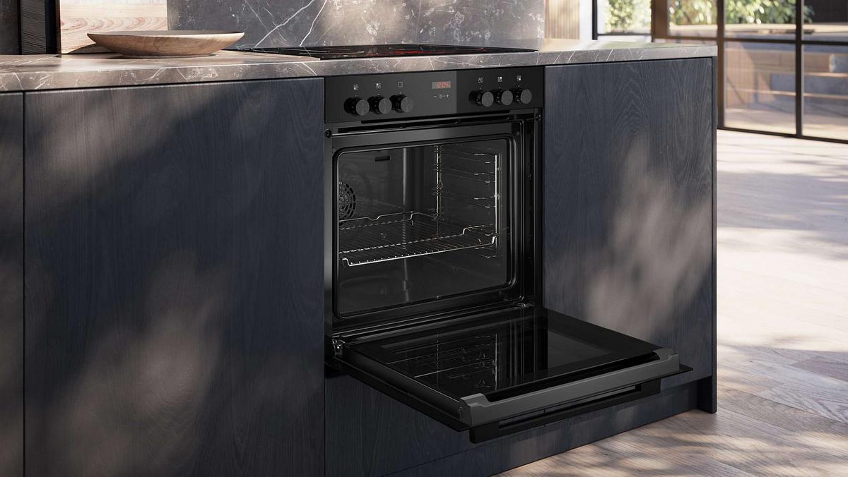 Herdset EQ211KA1BZ Schwarz - Schwarz, Metall (59,4/59,5/54,8cm) - Siemens